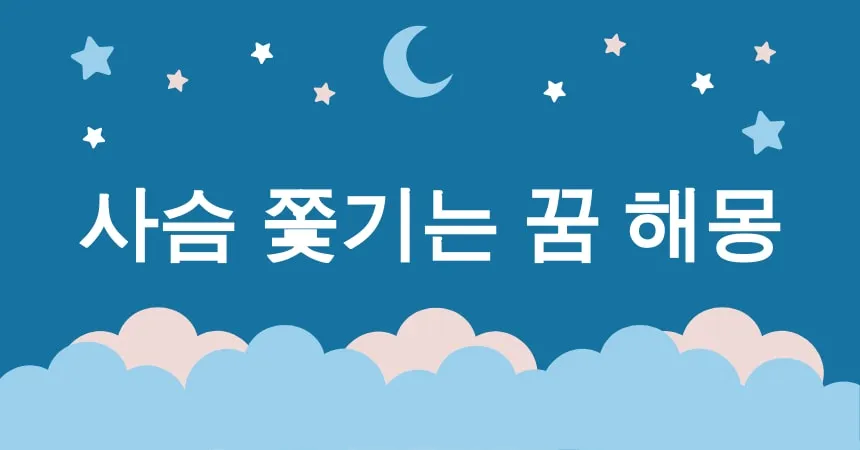 사슴 쫓기는 꿈