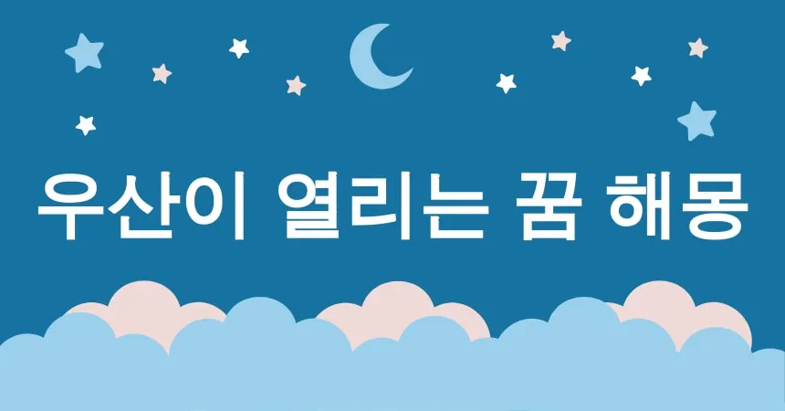 우산이 열리는 꿈