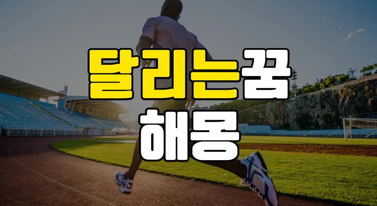 달리는꿈 해몽 총 20가지 총정리