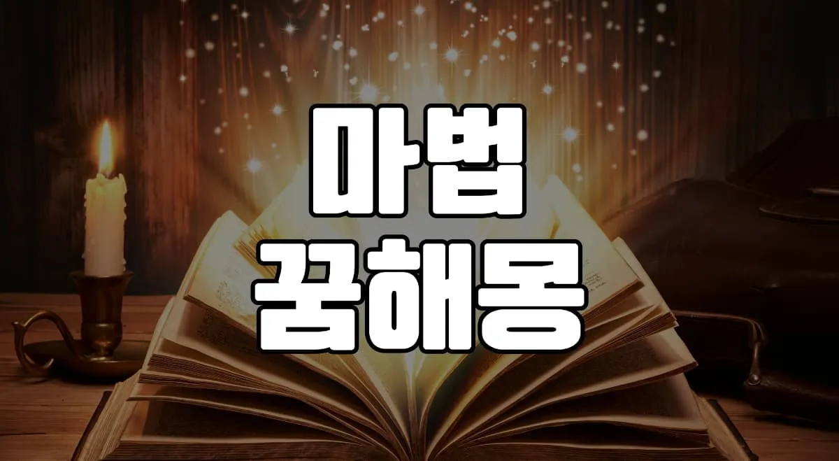 2023년 마법꿈 해몽 21가지