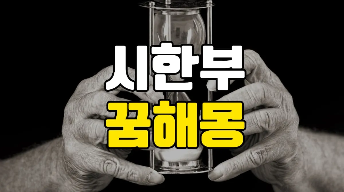 시한부 꿈 해몽 10가지
